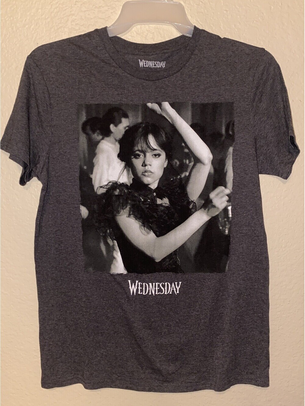 Wednesday Adam’s Family Dance Scene T-Shirt Goth Black Medium Netflix Show